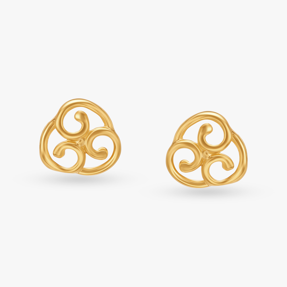 Buy Gold & Diamond Earrings for Men & Women Online | Tanishq