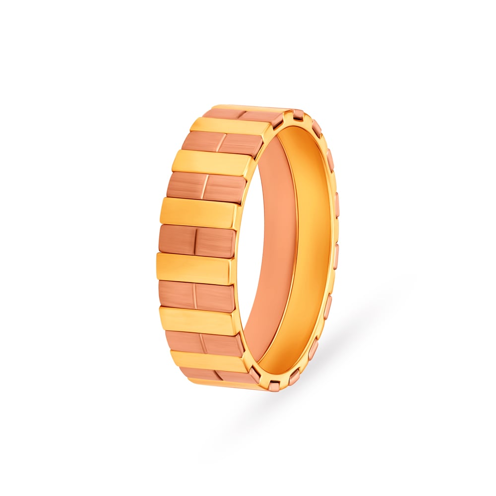 

Chic Graceful Ring in Yellow and Rose Gold