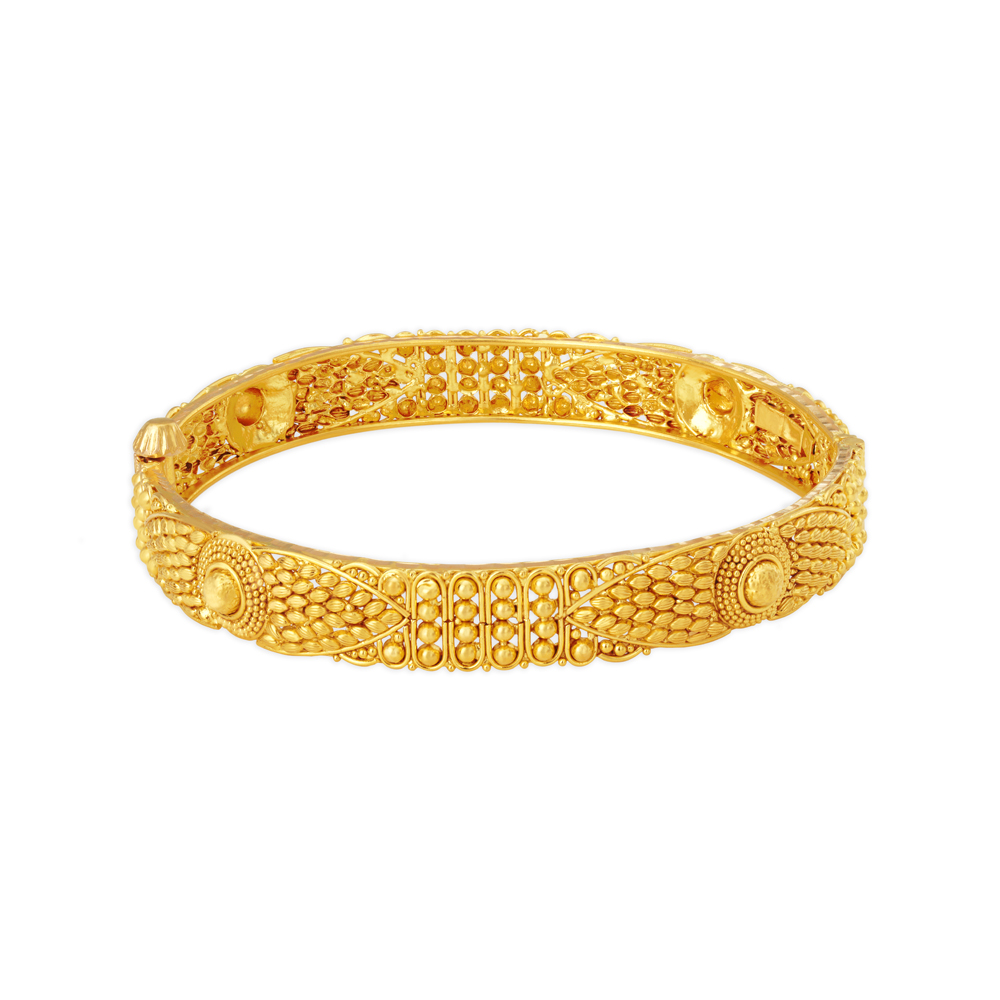 Opulent Traditional Gold Bangle