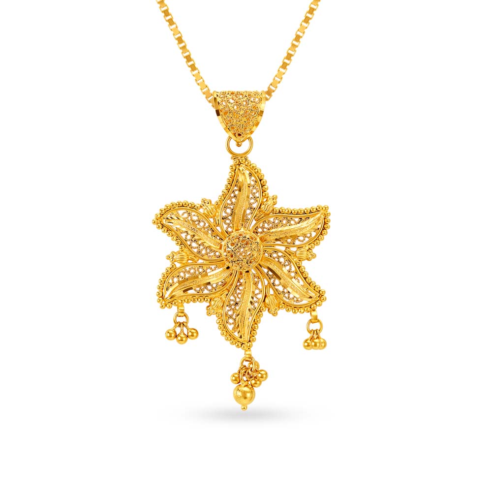 22 karat gold deals pendant