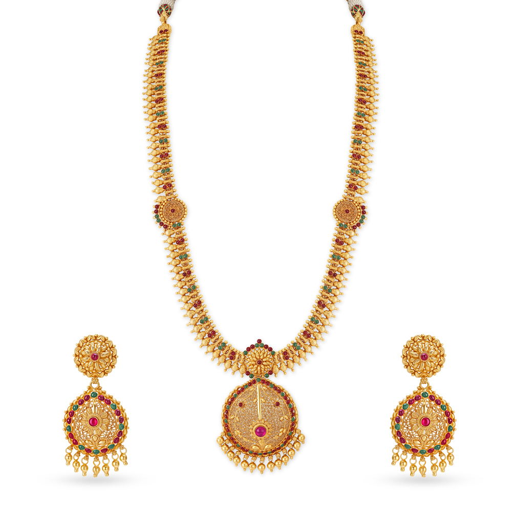 

Opulent Gold Kemp Necklace Set